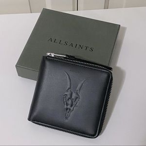 AllSaints Clapham Leather Wallet